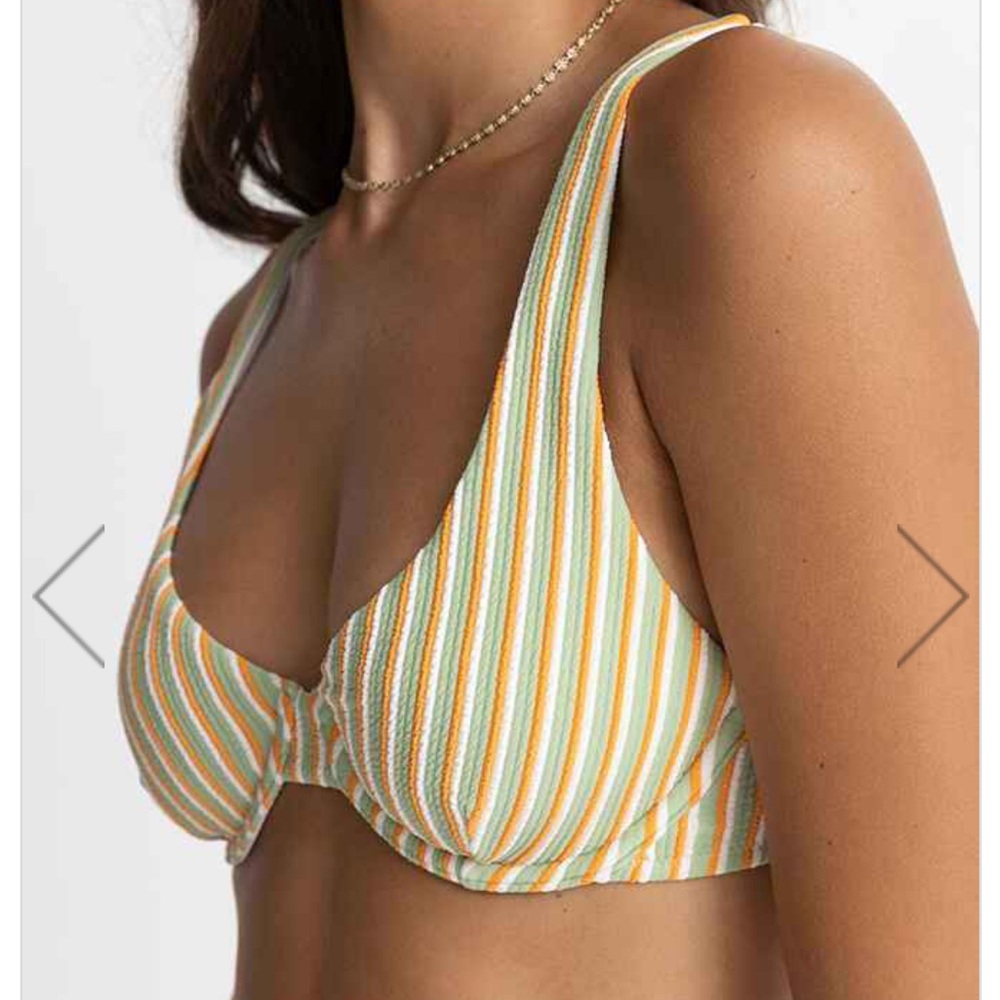 Rhythm swim sunbather stripe bikini